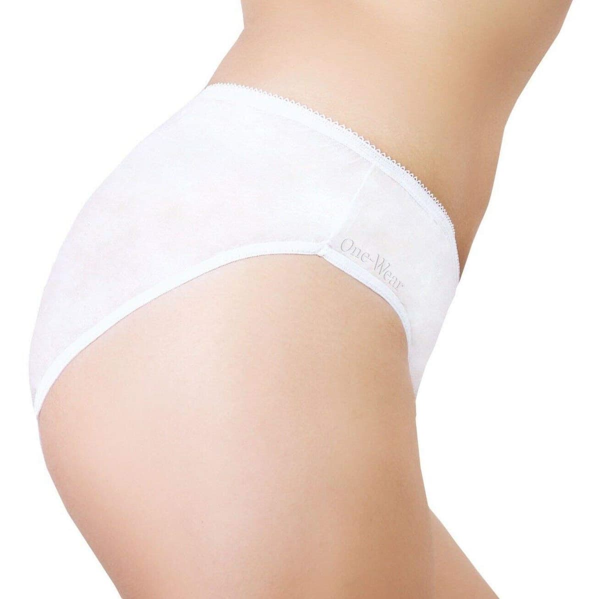 One-Wear Bragas Desechables Suave y Ligera para Mujer (Lote de 5) - Ropa Interior de un Solo Uso. Braguitas para Maternidad Hospitales Viajes SPA Masajes XL — view 2