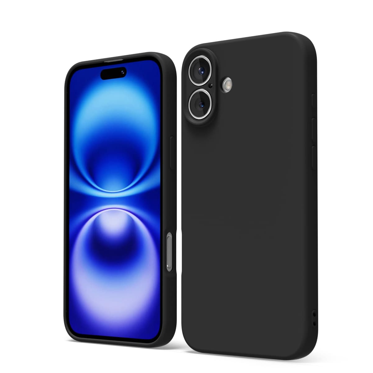 oakxco for iPhone 17 Pro Max Phone Case Liquid Silicone, Cute Thin Slim Grip Soft Rubber Gel for Women Men, Smooth Matte TPU Plain Solid Color Girly Simple Case with Camera Cover, Light Pink — view 1225