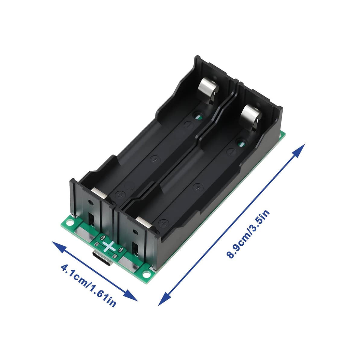 EMSea Módulo de Carga de Refuerzo de Batería de Alta Potencia de 2 Piezas 15 W 5 V 3 A para 2 Celdas de Iones de Litio 18650 — view 4