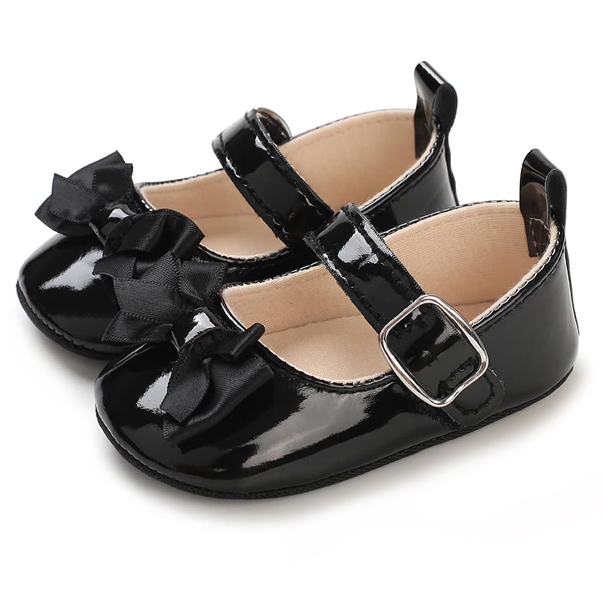 MASOCIO Baby Girl Shoes Mary Jane Infant Anti Slip First Walking Shoes — view 13