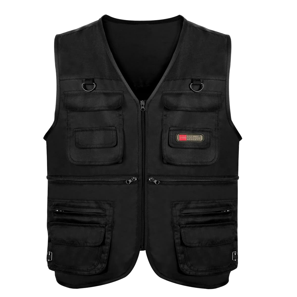 Chaleco de Trabajo al Aire Libre para Hombre,Chaleco de Pesca Multibolsillo, Chaleco Multifunción de Verano,Respirable Secado,para Trabajo, Safari, Fotografía, Senderismo,XL
