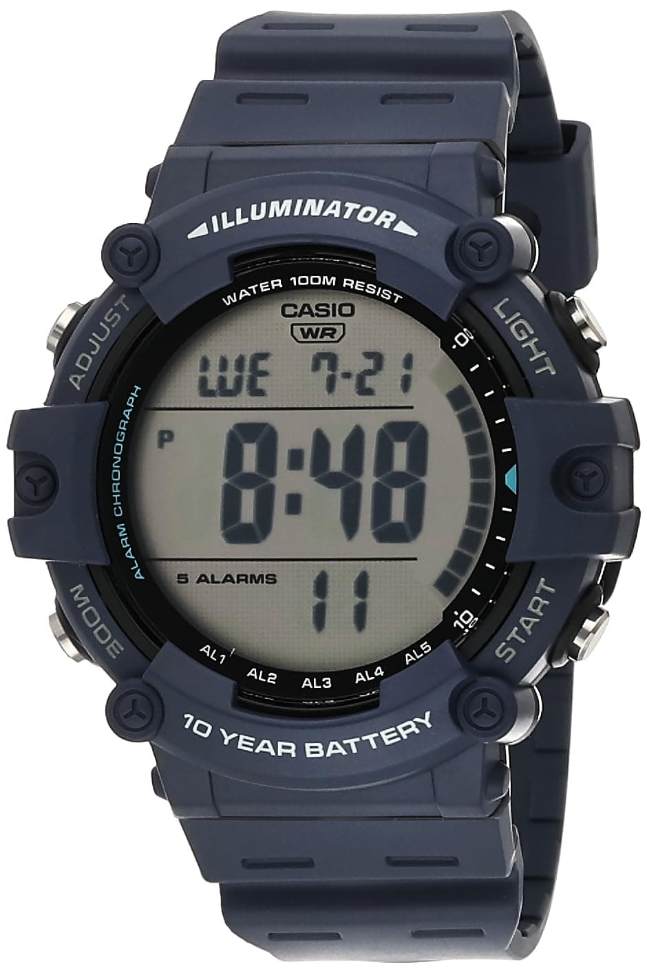 Casio - Mens Digital Sport Watch (AE1500WH-1AV) — view 8