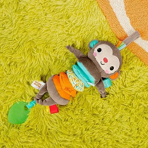 Bright Starts Pull, Play & Boogie Musical Activity Toy for Stroller - Monkey - Unisex, Newborn + — view 3