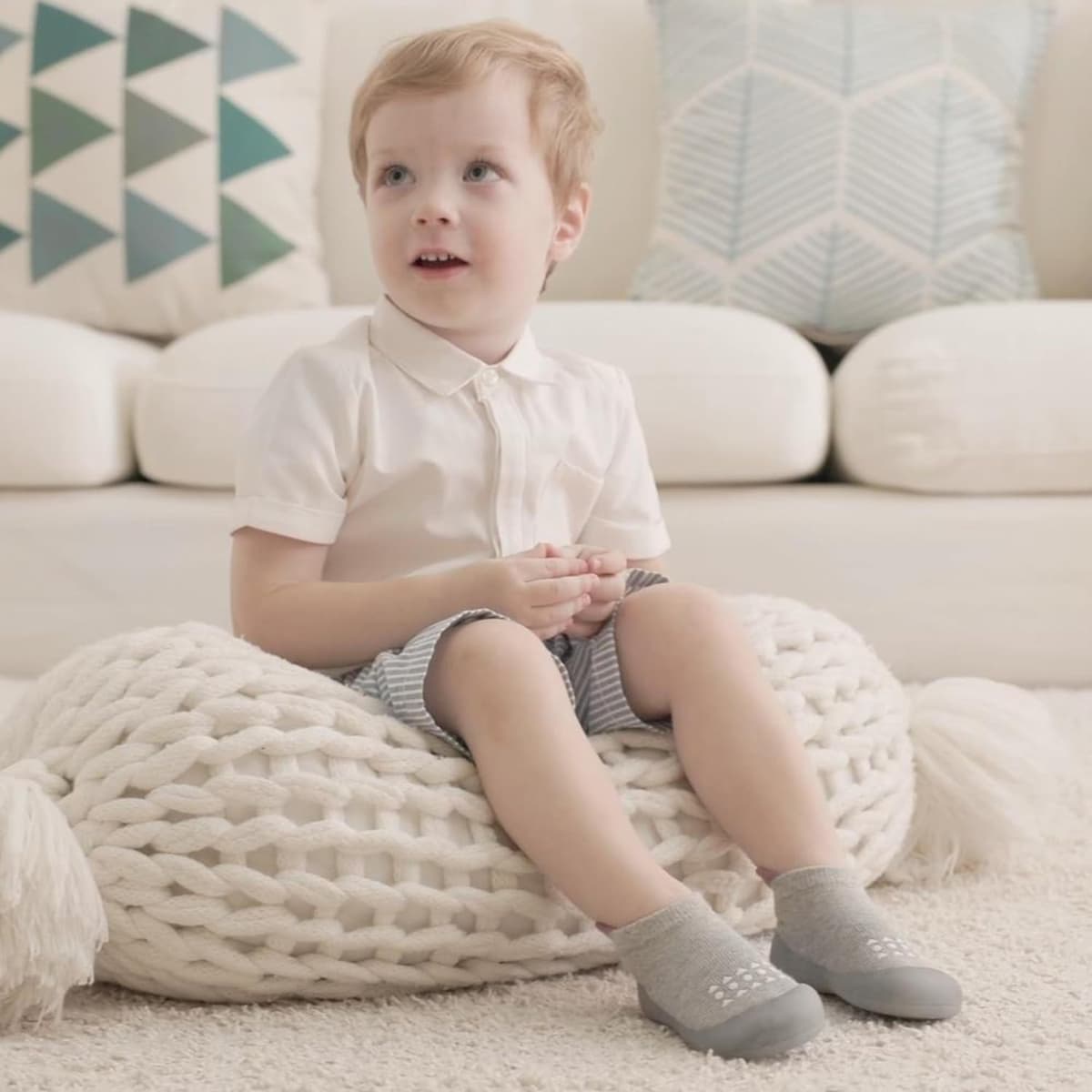 Baby Walking Sock Shoes Infant Non-Slip Breathable Slippers with Soft Rubber Sole Baby Boys Girls Sneakers — view 2