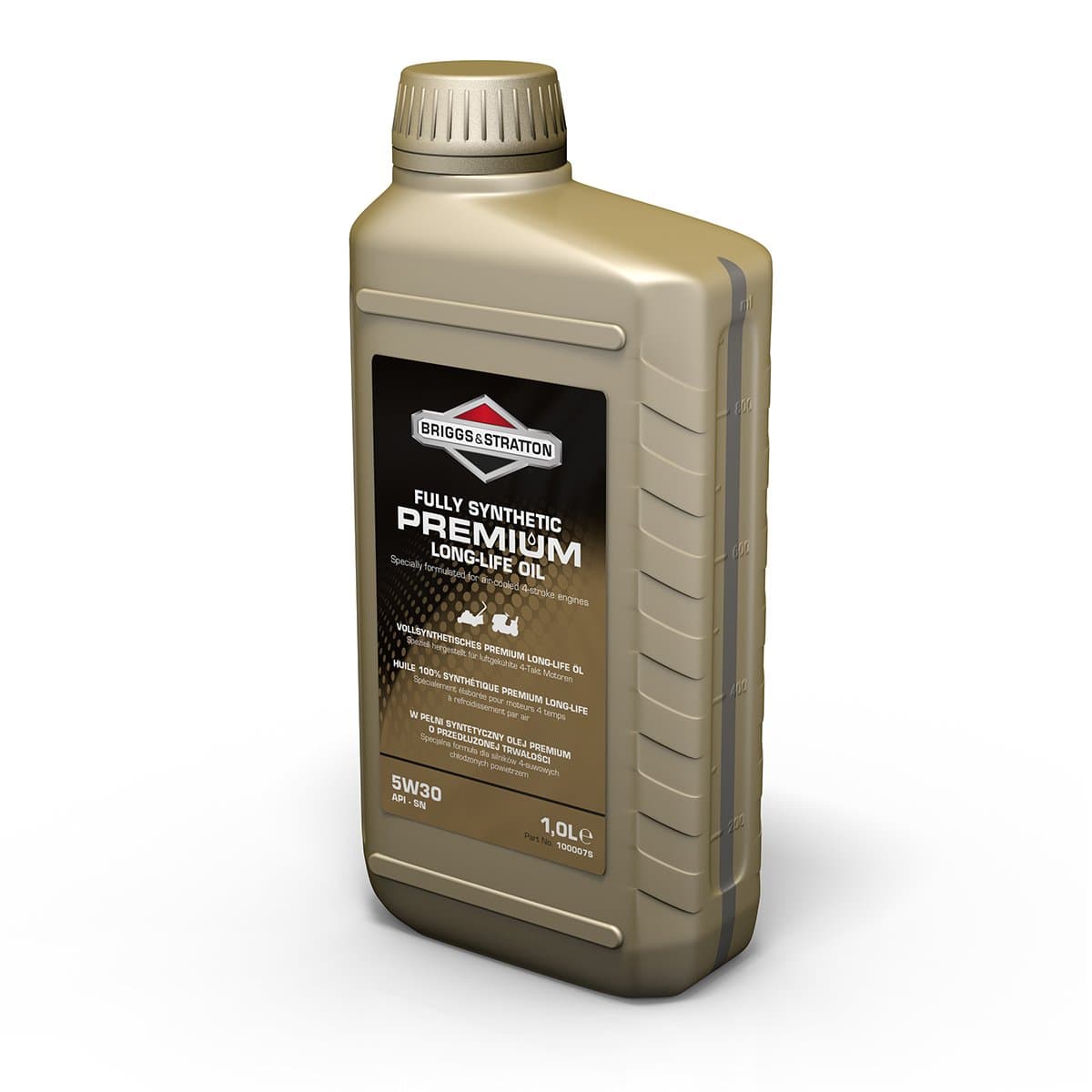 Briggs & Stratton 100004E 4-Stroke Lawn Mower Engine Oil SAE30, 500ml, Black, 0.5 Litre — view 5