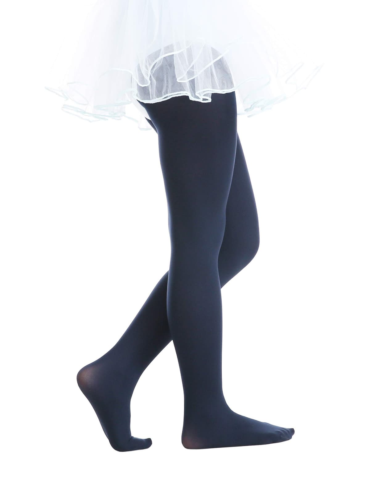 EVERSWE Girls Semi Opaque Tights, 40D Microfiber Tights — view 13