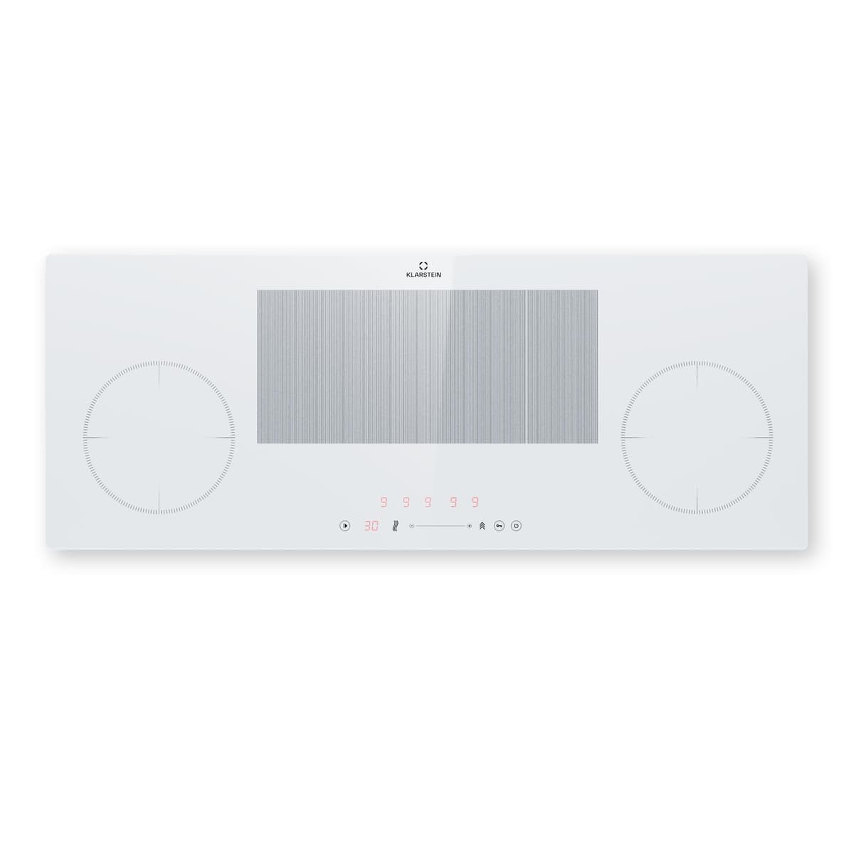 Klarstein Induction Hob, 9300W Electric Hobs Induction Cooker, 5 Ring Electric Pan Hob, Built-In Table Top Cookers w/ 5 Hobs, Touch Control, Inductions Heater Cooktops, Hot Plates for Cooking — view 12