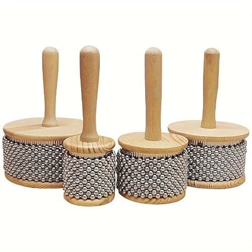 Percussion Instrument 1PC 3.35 Inch Metal Shaker Latin Rhythm Hand Percussion for Band Accompaniment Rock Music Performance Practice Handheld Silver