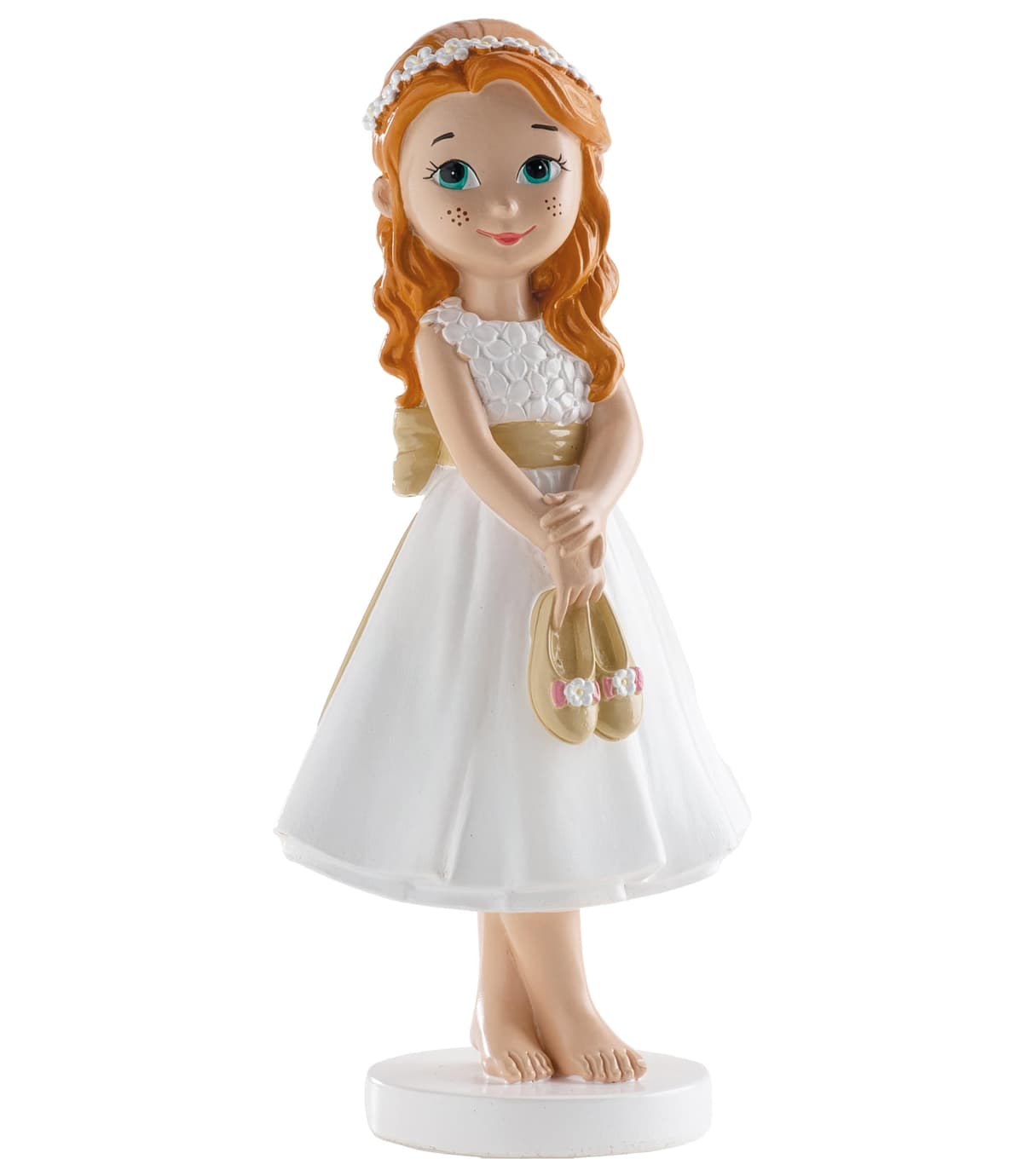 dekora - Figura Decorativa para Primera Comunión - Niña con Catecismo - Elaborada en Resina - Adorno para Tartas - 13 Centímetros de Alto - Diseño Original y Detallado - Apto para Contacto Alimentario — view 9