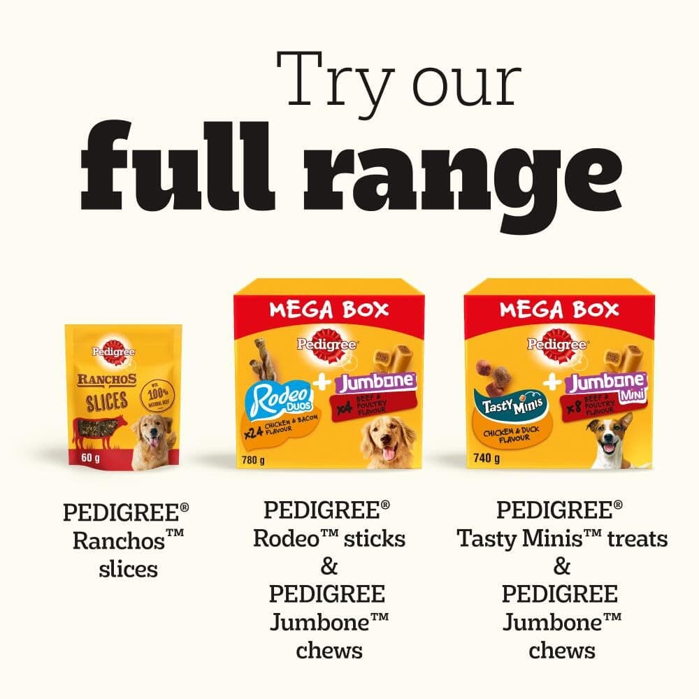 Pedigree Schmackos Mega Pack 110/112 Strips Snacks, Dog Treat Multipack with Beef, Lamb and Poultry Flavours — view 10