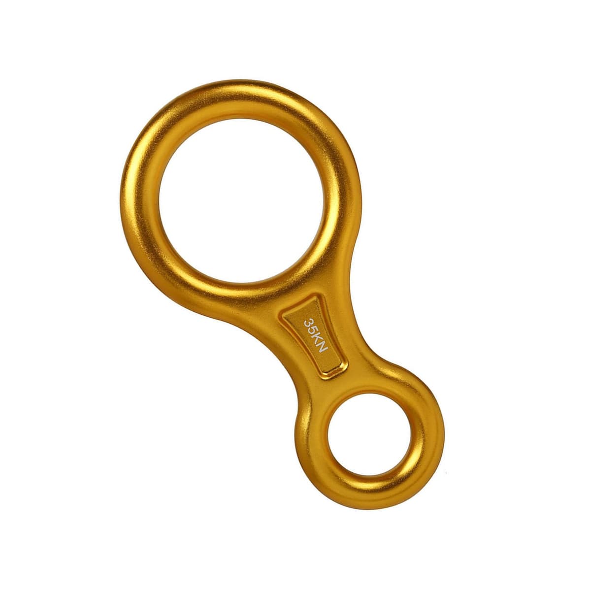 Descenso de Aluminio 35KN Figura 8, Dispositivo de Rappel con Equipo de Escalada, Descensor de Superficie Lisa con Agarre Seguro, Ideal para Escalada en Roca, Rescate, Trabajo Aéreo, — view 3