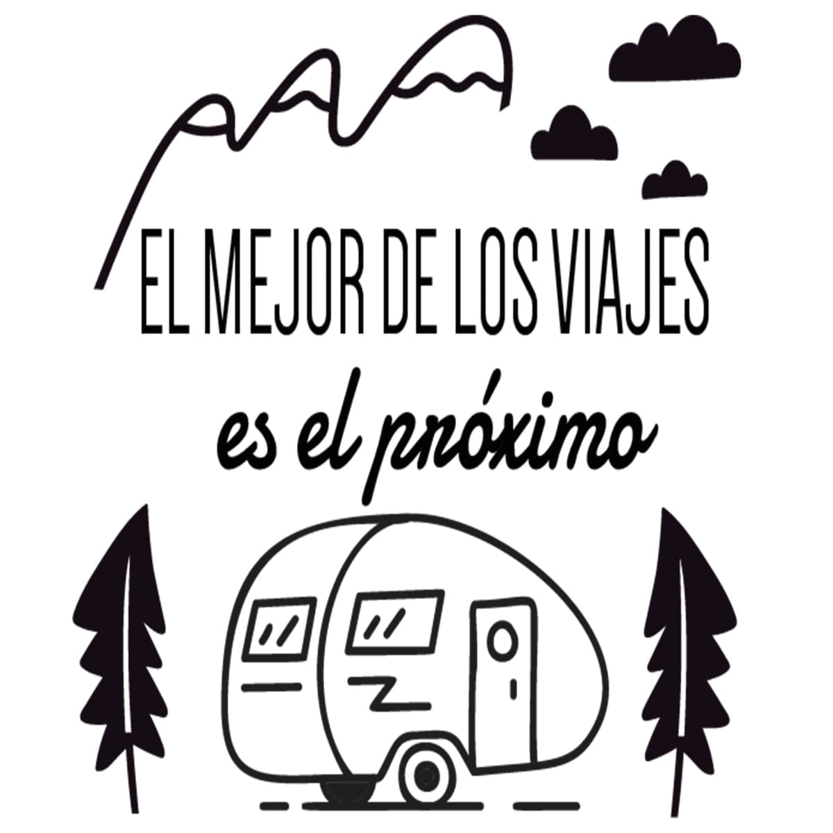 Outdoor Motorhome Sticker for Vans and Camper – Vinyl 'Living My Dream' (20 cm x 30 cm) — view 7