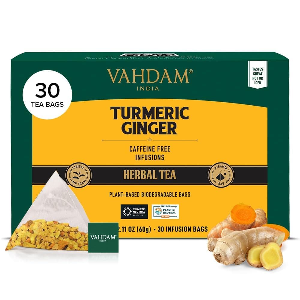 VAHDAM, Himalayan Té Verde (100 Piramidales Bolsitas De Té) 100% Pura Y Natural | Envasado Fresco En La India | Caliente, Frío O Como Kombucha — view 25
