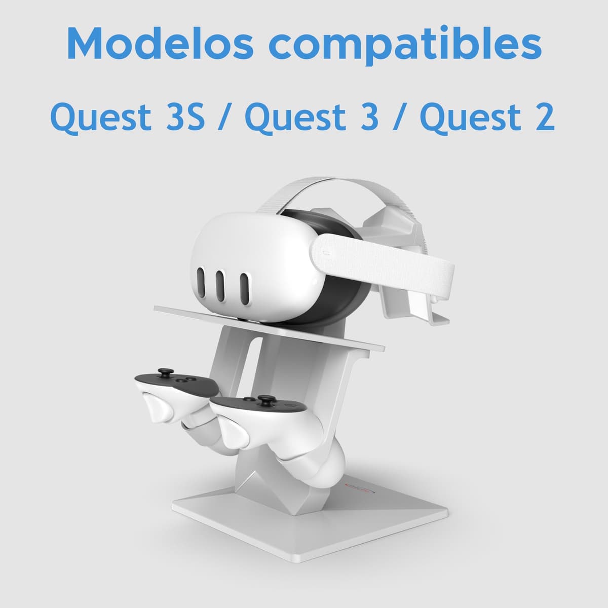 Digicharge Soporte de Auriculares VR para Meta Quest 3S, Quest 3, Oculus Quest 2 VR Mount Display Storage para Auriculares y Controladores táctiles — view 2
