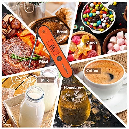 Inkbird Instant Read Meat Thermometer IHT-1P, Digital Waterproof Rechargeable Food Thermometer with Calibration, Magnet, Backlight for Cooking, Grill, Smoker, Kitchen, Turkey — view 6