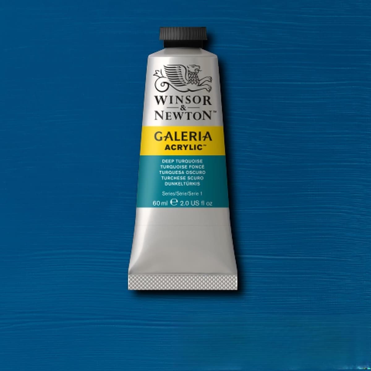 Winsor & Newton Galería - Pintura Acrílica , 500 ml, Verde (Deep Turquoise) — view 151