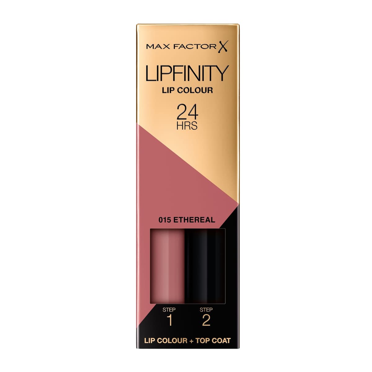 Max Factor LipFinity Lip Colour Lipstick Pintalabios, Tono 15 Ethereal - Paso 1: 2.3ml Paso 2: 1.9g — view 3