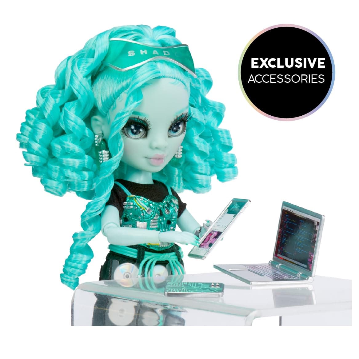 RAINBOW HIGH Shadow High Serie 3 - Berrie - Muñeca de Moda Verde - Traje de Moda y más de 10 Coloridos Accesorios de Juego - Ideal para niños de 4 a 12 años y coleccionistas — view 5
