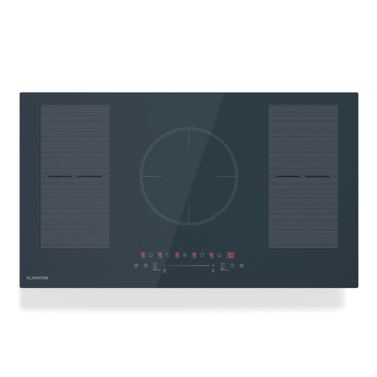 Klarstein Induction Hob, 9300W Electric Hobs Induction Cooker, 5 Ring Electric Pan Hob, Built-In Table Top Cookers w/ 5 Hobs, Touch Control, Inductions Heater Cooktops, Hot Plates for Cooking — view 10
