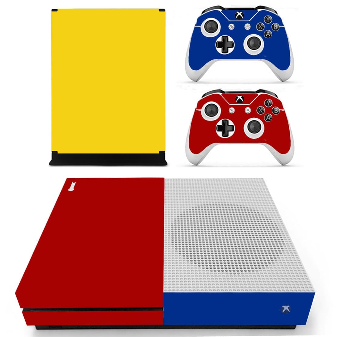 DOTBUY Vinyl Decal Full Body Skin Sticker For Microsoft Xbox One S Console And 2 Controllers And Kinect 2.0 (All White) — view 40