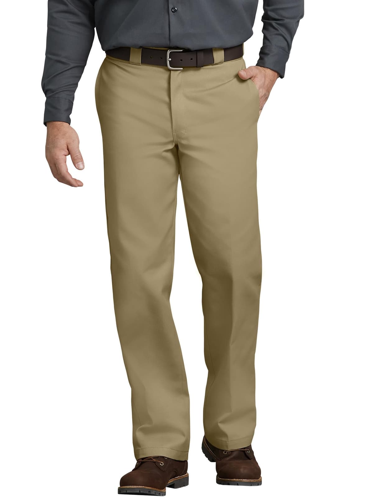 Dickies Men's Original 874 Work Utility Pants, Khaki, 38W / 32L 38W / 32L Khaki