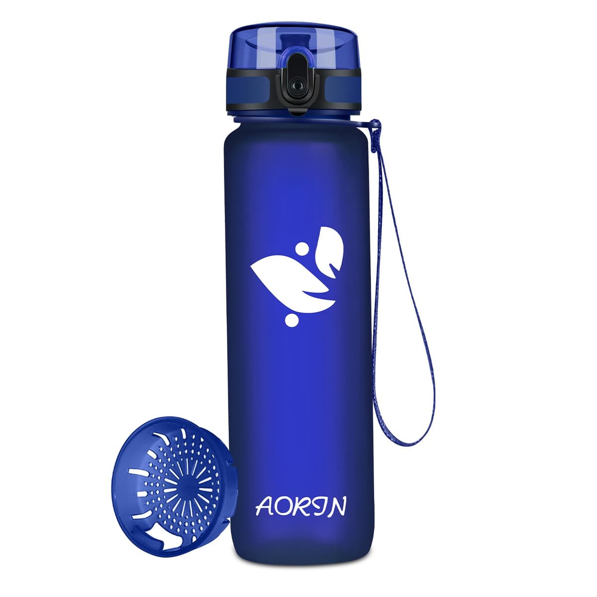 AORIN Botella Agua Deporte -350ml/500ml/750ml/1000ml - Botella Agua Niños Sin BPA，Impermeable y Reutilizable，Apertura con un Solo botón，Aplicar a Sport, Gimnasio, Trekking，Bicicleta — view 8