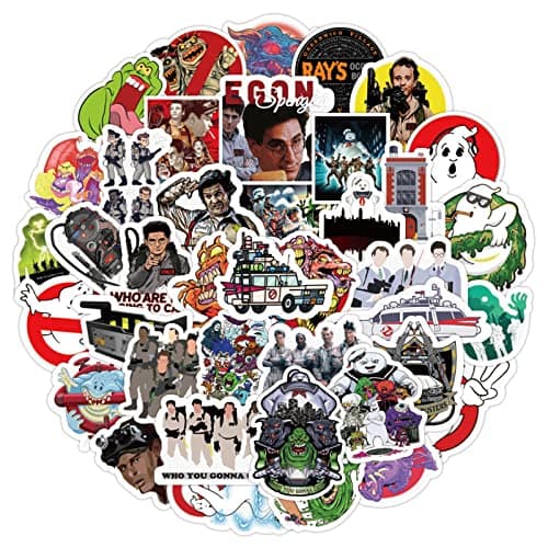 TWGOGOTIC 50Pack Ghostbusters Stickers American Movie Stickers Horror Movie Sticker Water Bottles Waterproof Laptop Trendy Aesthetic Skateboard Guitar Phone Stickers for Film Fans(gho50) — view 4