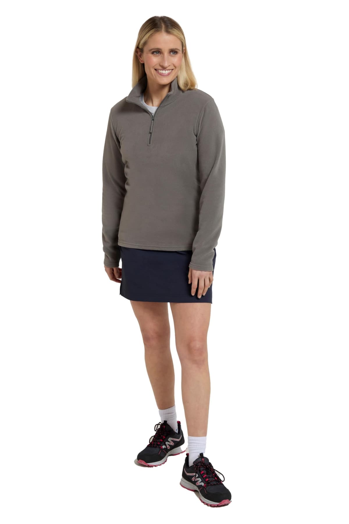 Mountain Warehouse Camber Half Zip Women's Fleece - Lightweight, Warm & Cosy Half Zip Sweatshirt - Best for Spring Summer, Camping, Outdoors, Travelling & Hiking — view 13