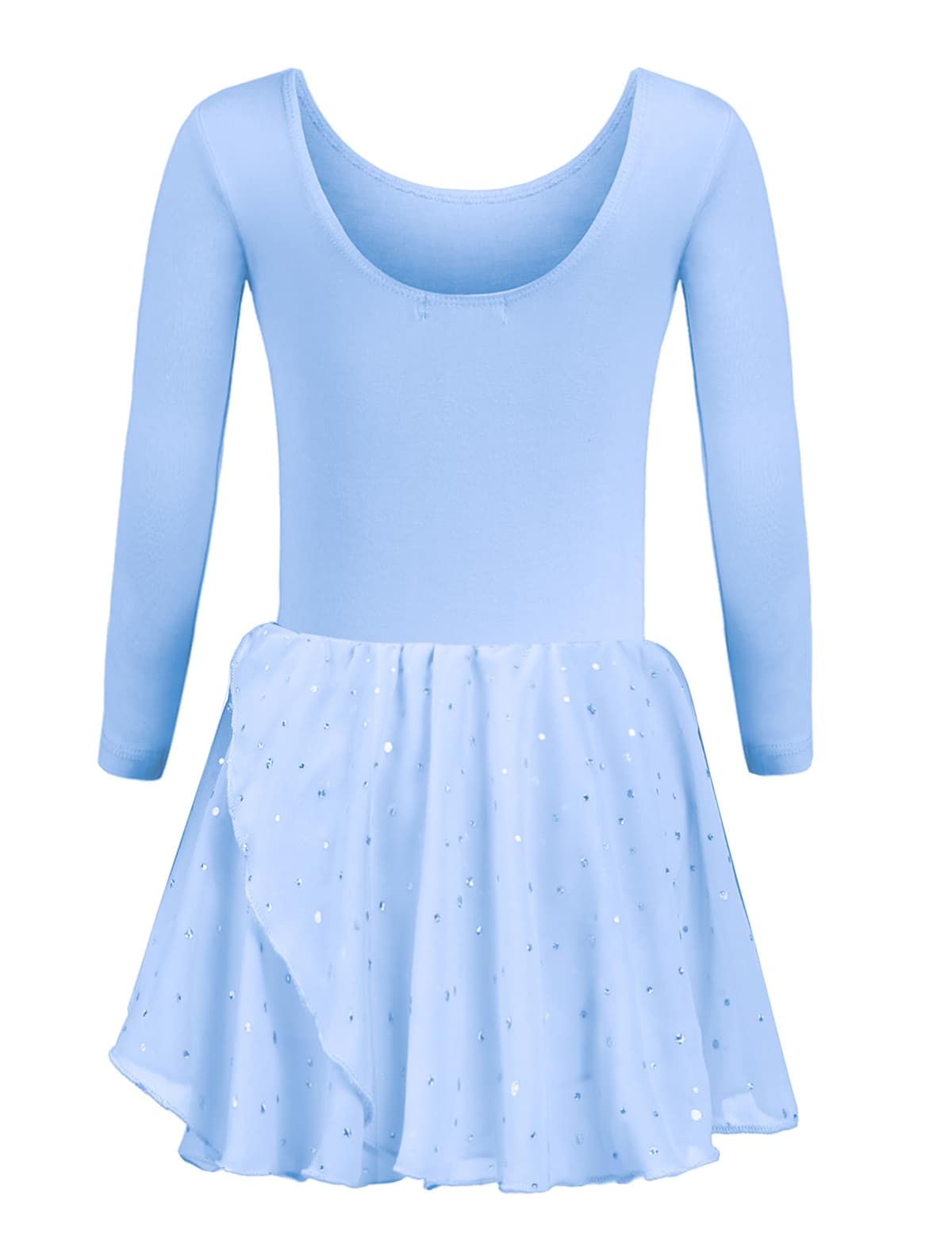 Trudge Ropa de Ballet para Niñas - Vestido Manga Corta de Algodón con Leotardo y Falda Tutú - Traje de Baile — view 11