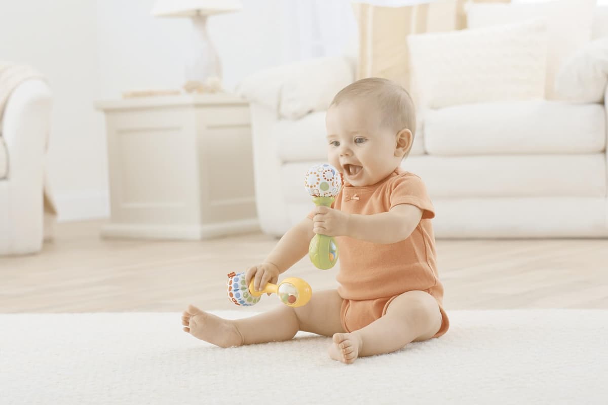 Fisher-Price Maracas musicales, juguete y sonajero para bebé +3 meses (Mattel BLT33) — view 2
