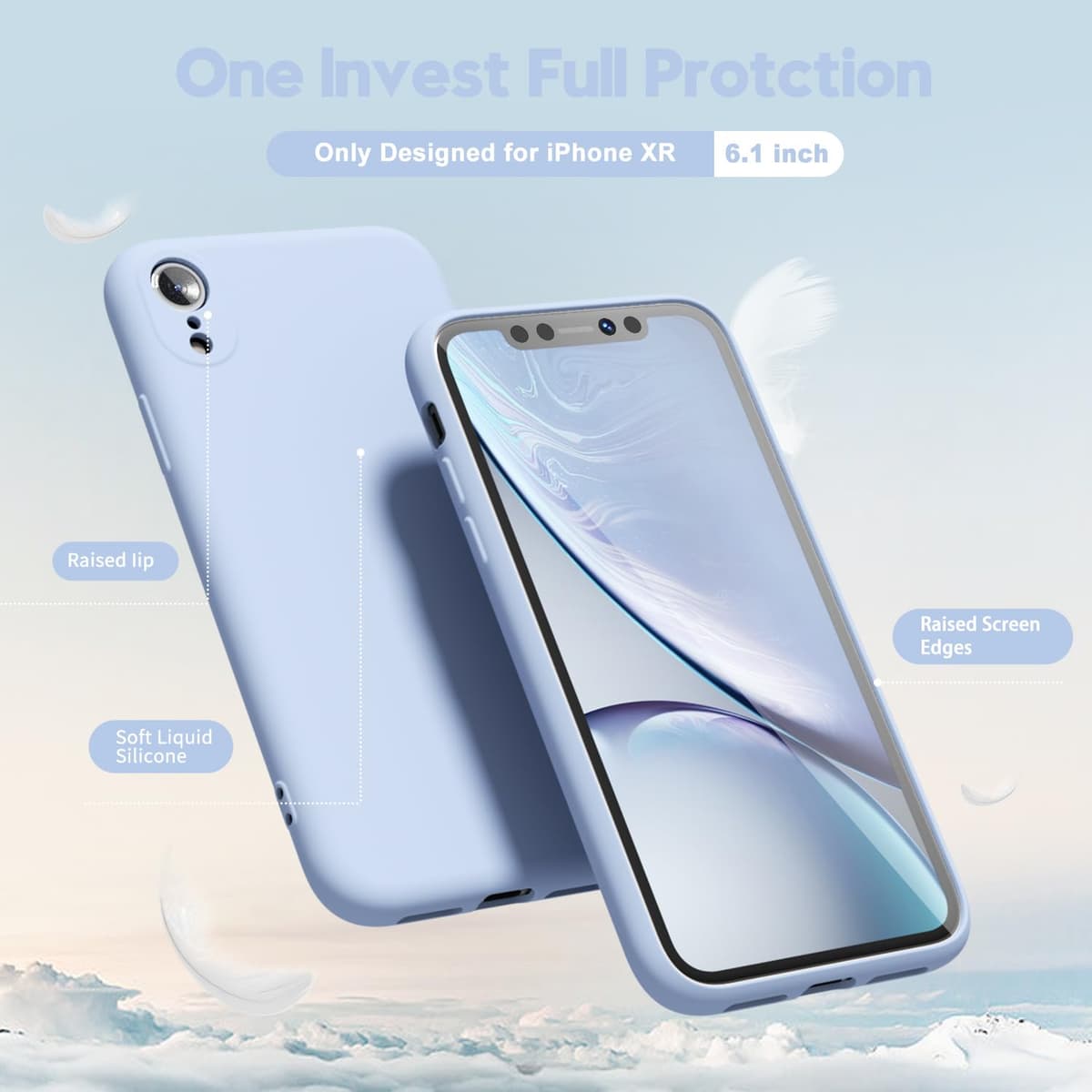 oakxco for iPhone 17 Pro Max Phone Case Liquid Silicone, Cute Thin Slim Grip Soft Rubber Gel for Women Men, Smooth Matte TPU Plain Solid Color Girly Simple Case with Camera Cover, Light Pink — view 632