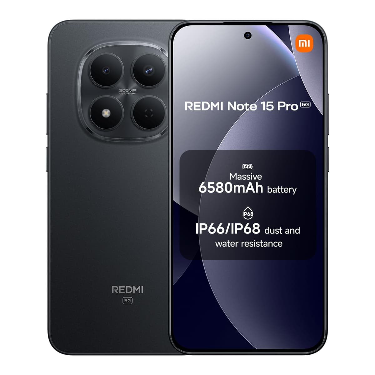 Xiaomi Redmi Note 14 smartphone, 6+128GB, green, 108MP AI camera system, 5500mAh battery, 120Hz eye-care display, AI features (no charger included), 2 year Warranty — view 8