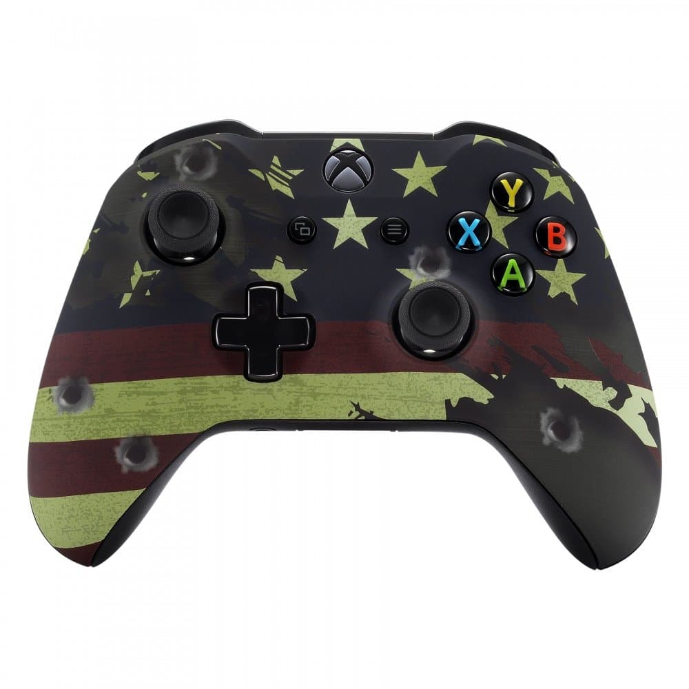 eXtremeRate Carcasa para Xbox One S X Accesorios Funda Delantera Protectora de la Placa Frontal Cubierta Antideslizante para Xbox One X S Control-Model 1708 (Origen del Caos) — view 13