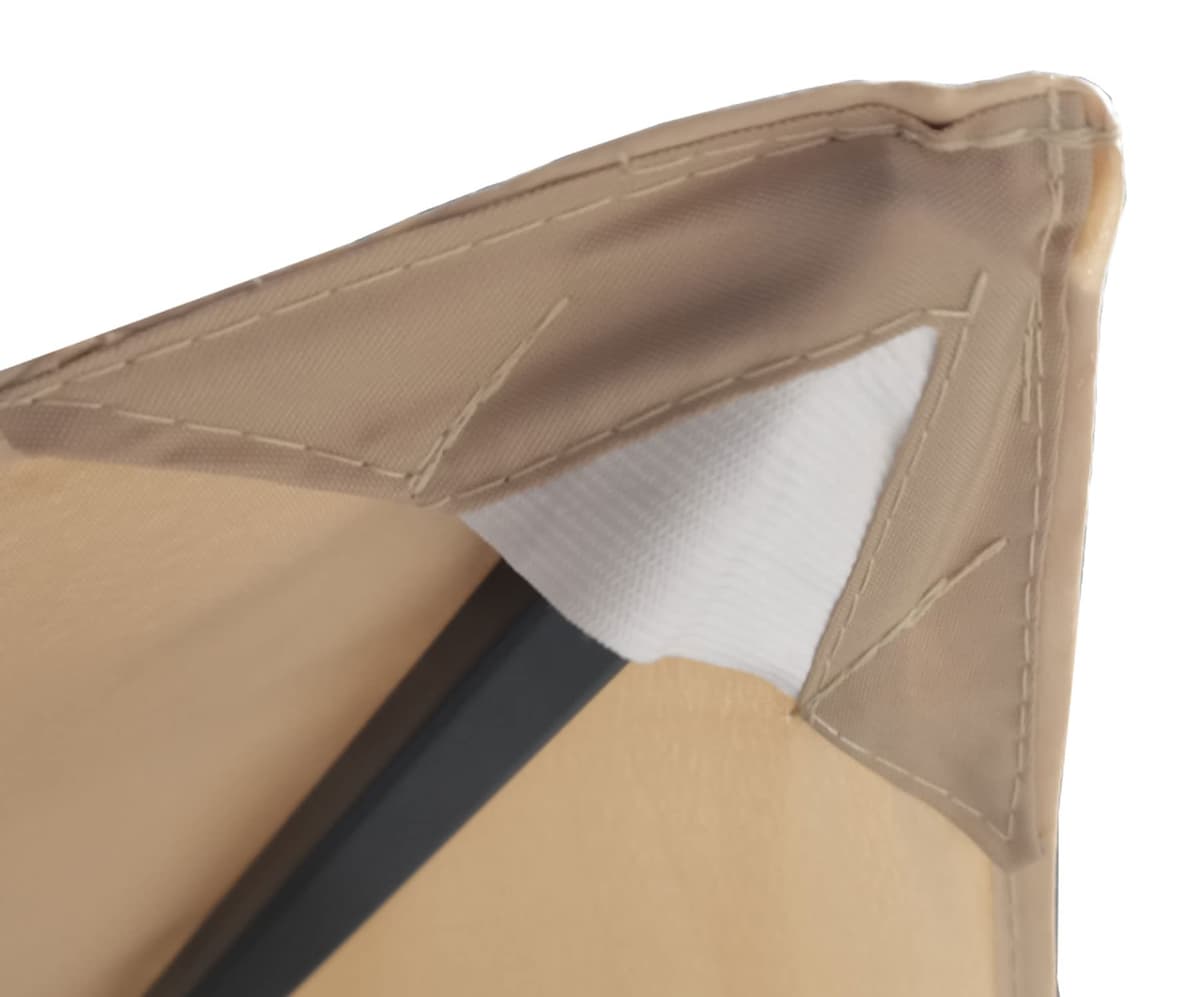 QUICK STAR Techo de Repuesto para Gazebo de jardín 3x3m Beige — view 4