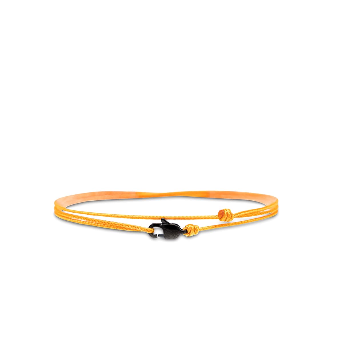 Made by Nami Pulsera Fina para Hombres y Mujeres con Cierre de Mosquetón Hecha a Mano - Joyería Marítima para Surfistas - Pulsera de Tela Minimalista - 100% Impermeable y Ajustable (Vino Rojo Negro) — view 17