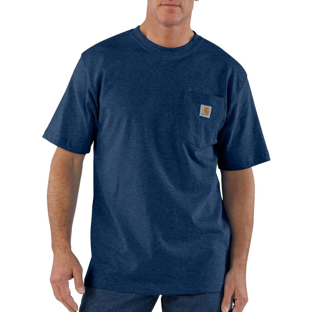 Carhartt Mens Loose Fit Heavyweight Short-Sleeve Pocket T-Shirt (Also Available in Big & Tall) CloseoutWork Utility T-Shirt — view 66