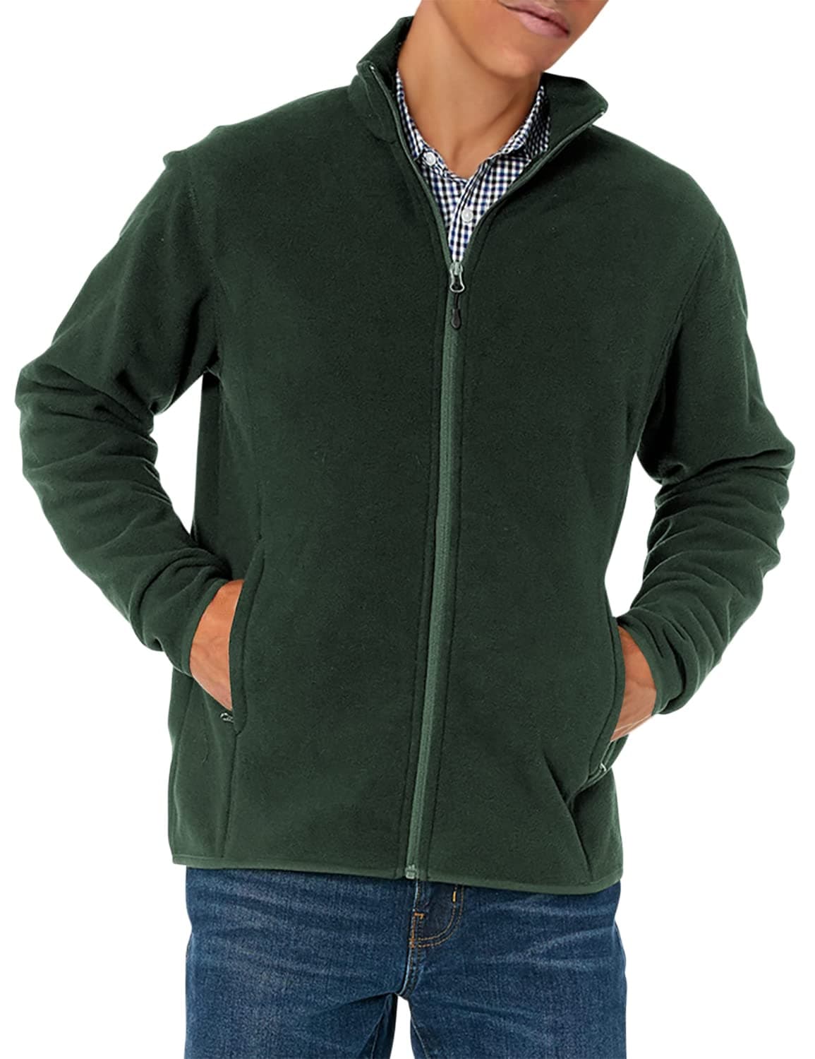 Amazon Essentials Chaqueta de Felpa con Cremallera Completa (Disponible en Tallas Grandes y Largos Especiales) Hombre — view 11