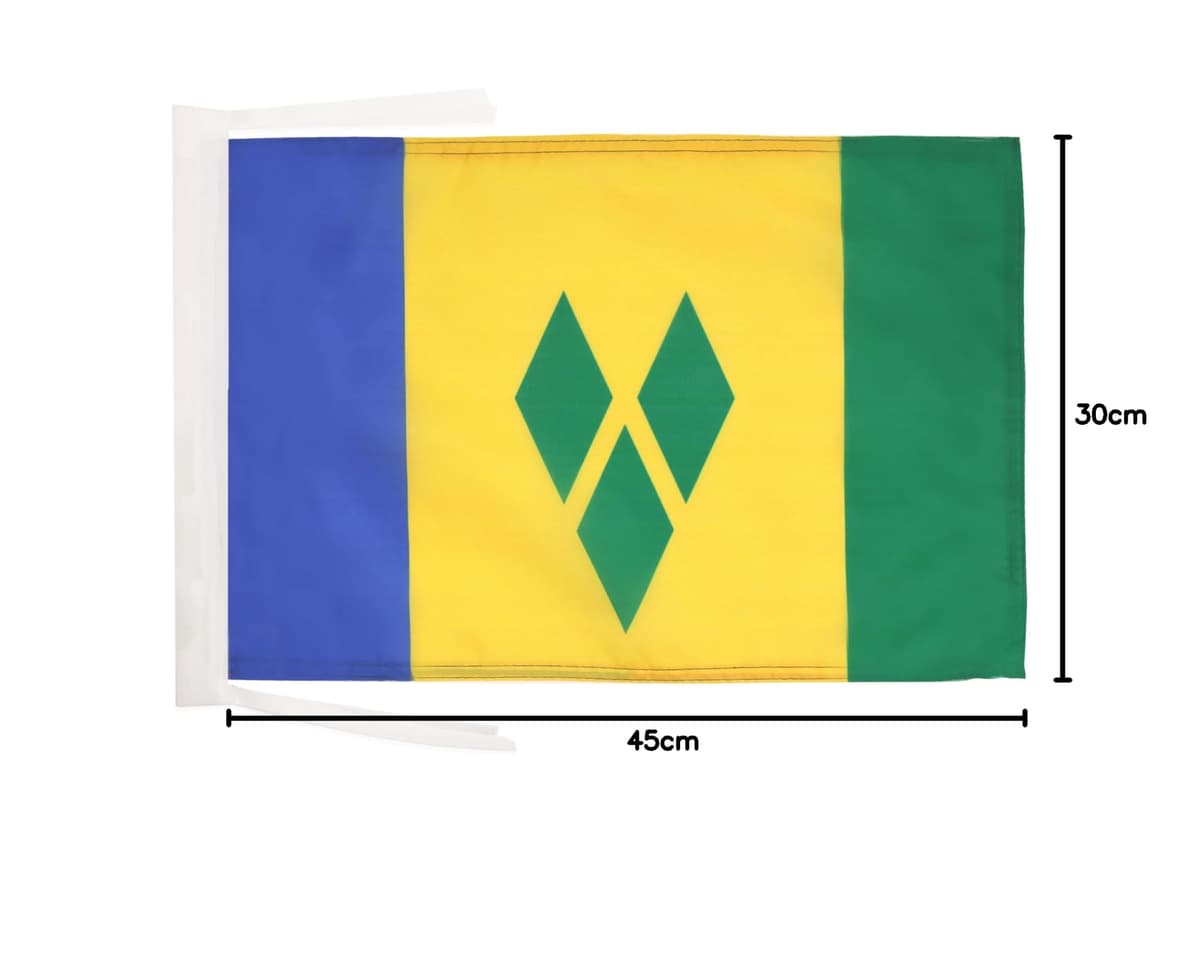 AZ FLAG Bandera de ESPAÑA SIN Armas 45x30cm - BANDERINA ESPAÑOLA SIN Escudo 30 x 45 cm cordeles — view 423