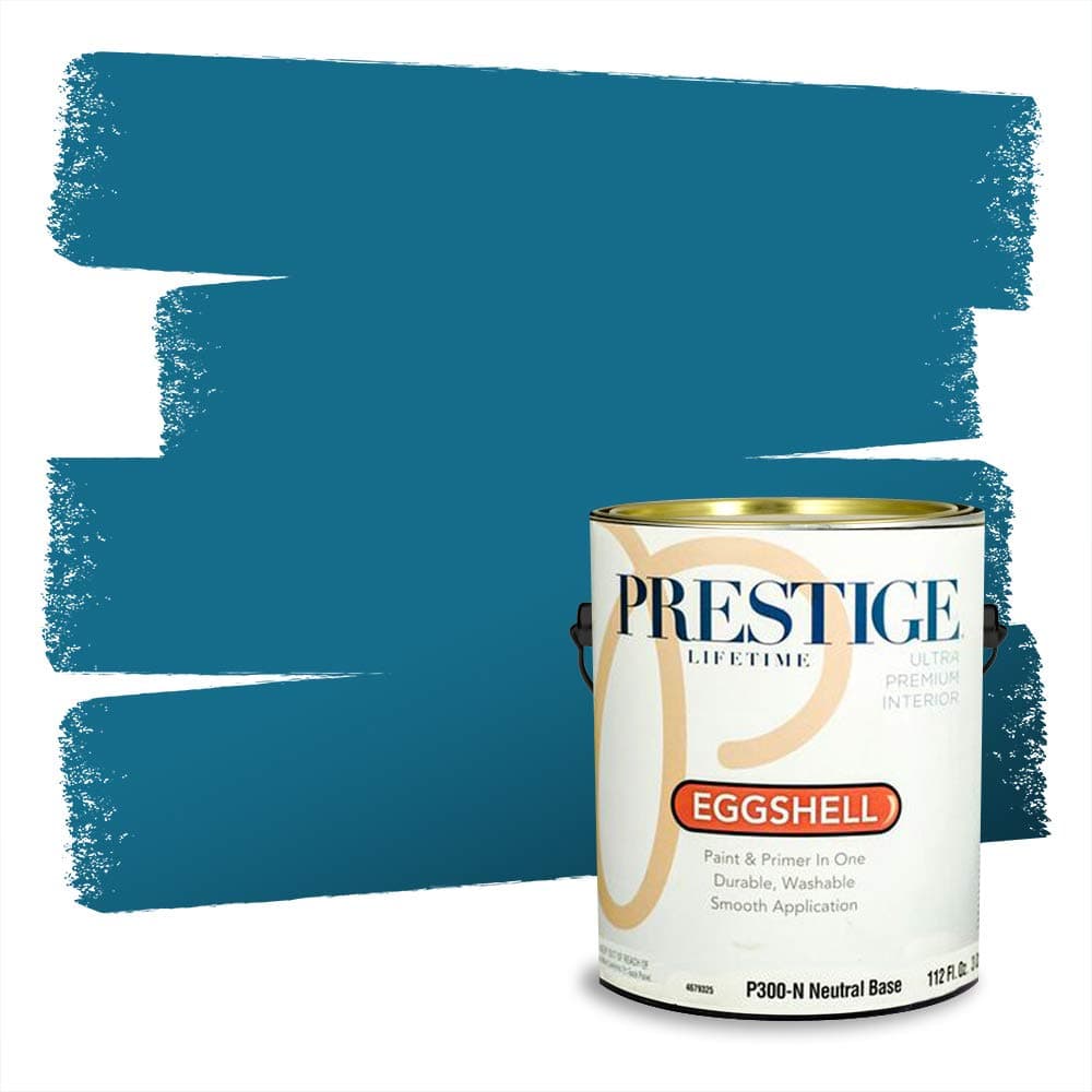 PRESTIGE Paints Interior Paint and Primer In One, 1-Gallon, Semi-Gloss, Comparable Match of Valspar* Dewdrop* — view 203