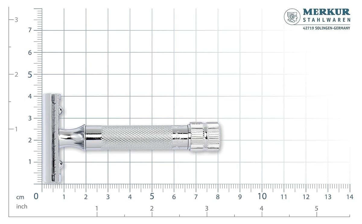 Merkur & Dovo HD 34C Safety Razor Chrome 8cm — view 3
