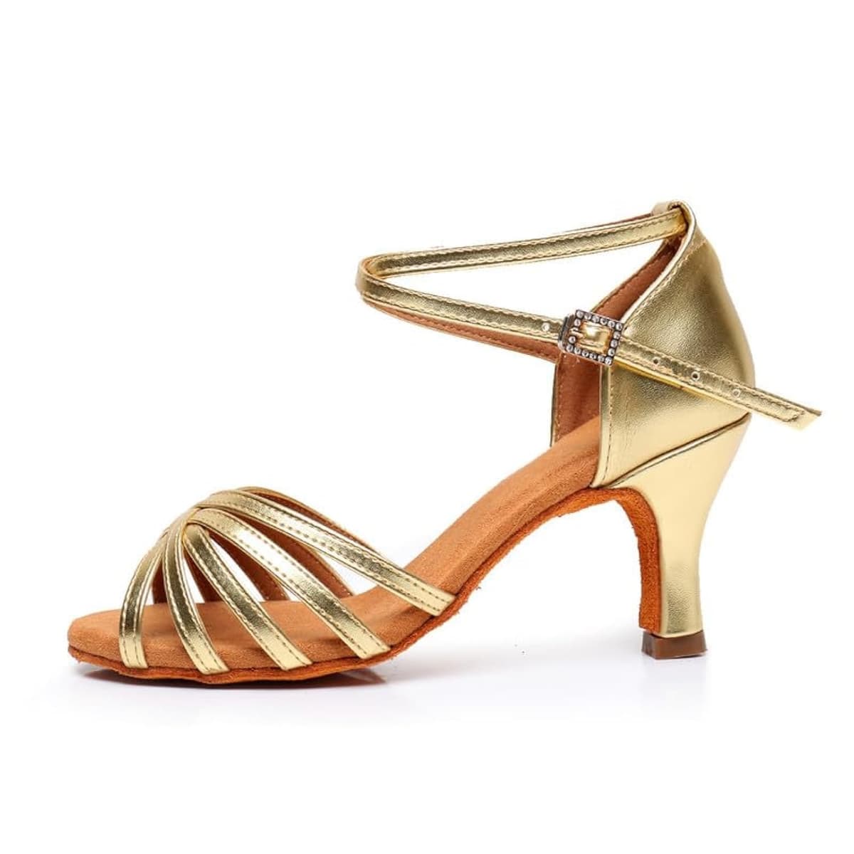 Rosefinch Zapatos de Danza Latina para Mujer Negro Profesional Zapatos de Baile de salón de Fiesta de Salsa de Baile práctica de Rendimiento Zapatos tamaño — view 26