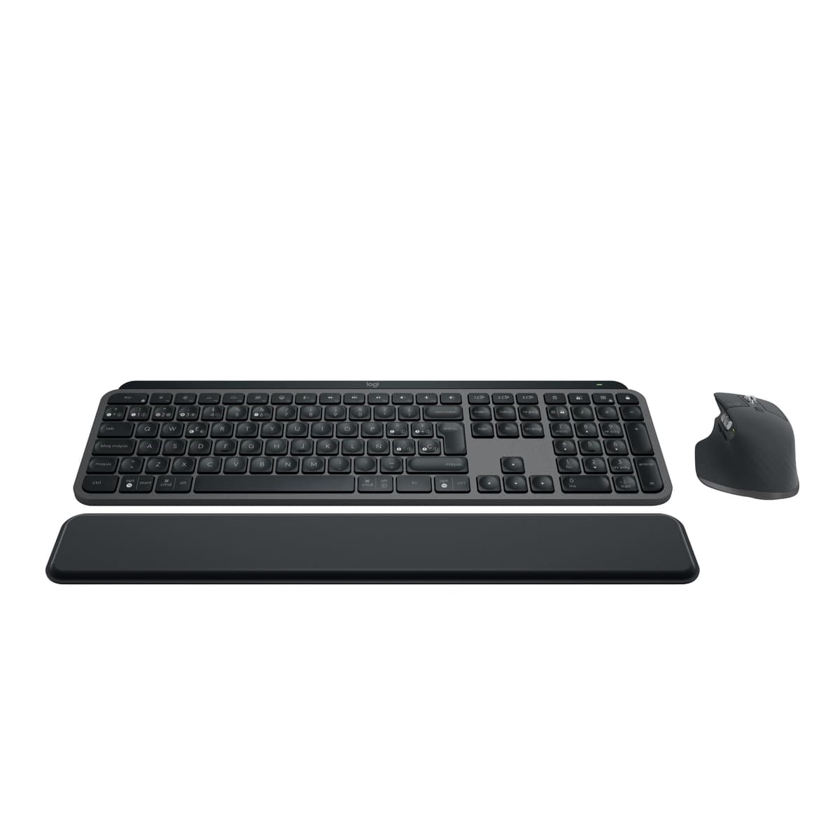Logitech MX Keys S Wireless Keyboard, Low Profile, Precise Silent Writing, Programmable Keys, Lighting, Bluetooth, USB C Char — view 13