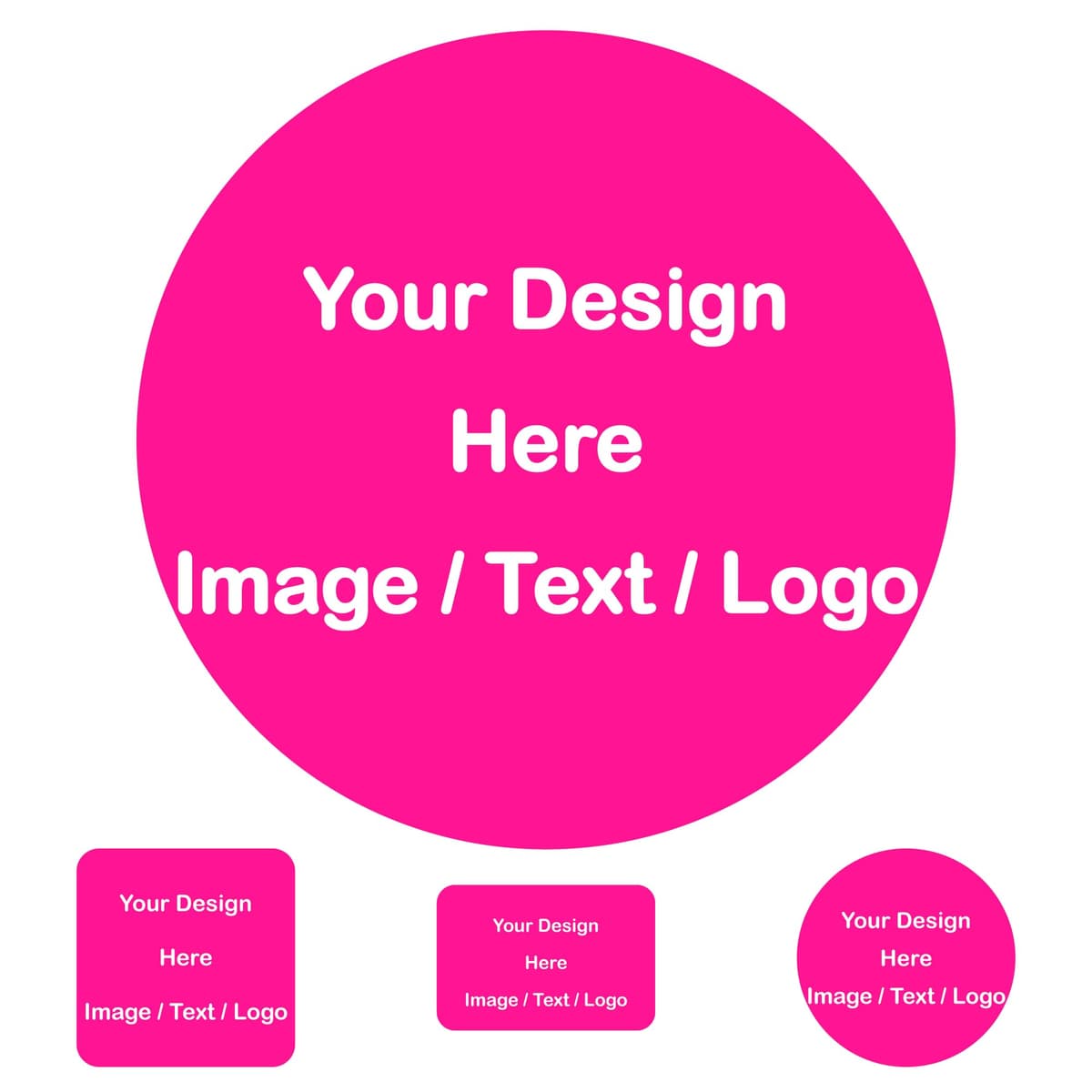 Customized Labels for Business - Customized Stickers for Business – PP Vinyl or Paper – Glossy/Matte – Multiple Shapes – Upload Logo, Text, Image – Die Cut by Riana Touche Inc. (Rectangular) — view 2