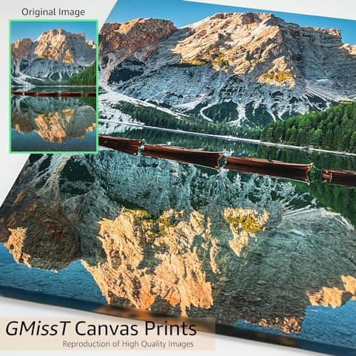 GMissT Canvas Prints With Your Photos - Personalized Pictures On Canvas Custom Poster for Home Decor - Floating Frames & Gift Wrapping Available — view 3