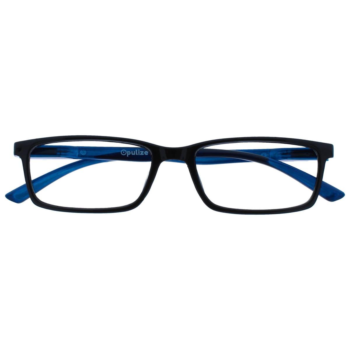 OPULIZE SEE Blue Light Blocking Reading Glasses for Men Women Anti Glare Lenses UV Protection Rectangular, 3 Pack - Black/Brown/Blue — view 26