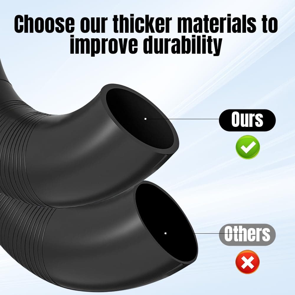 2 Pack Inner Tube, Heavy Duty 2.80/2.50-4 inch Lawn Mowers Tube Tyre with Bent Valve Shaft TR87 Wheelbarrow Hose Inner Tube for Lawnmowers Wheelbarrows Garden Trailers Go Karts — view 4