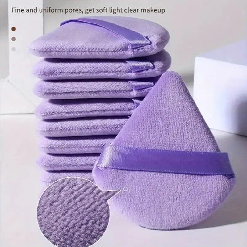 12-Piece All-Purpose Makeup Sponge Puff Set, includes3 Powder Puffs,3 Mini Air Cushion Puffs, 3 BeautyBlenders & 3 Mini Beauty Blenders, Pink — view 6