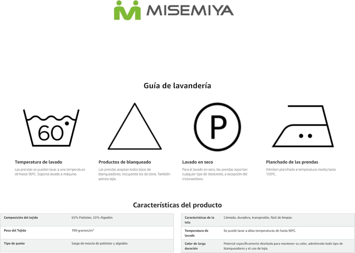 MISEMIYA - Unisex Sanitary Uniforms Medical Uniforms Sanitary Sets BZ-817-8312 — view 3