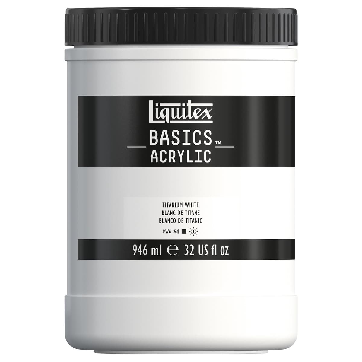LIQUITEX Basics Acrylic Paint, Mars Black, 118 ml Tube — view 117
