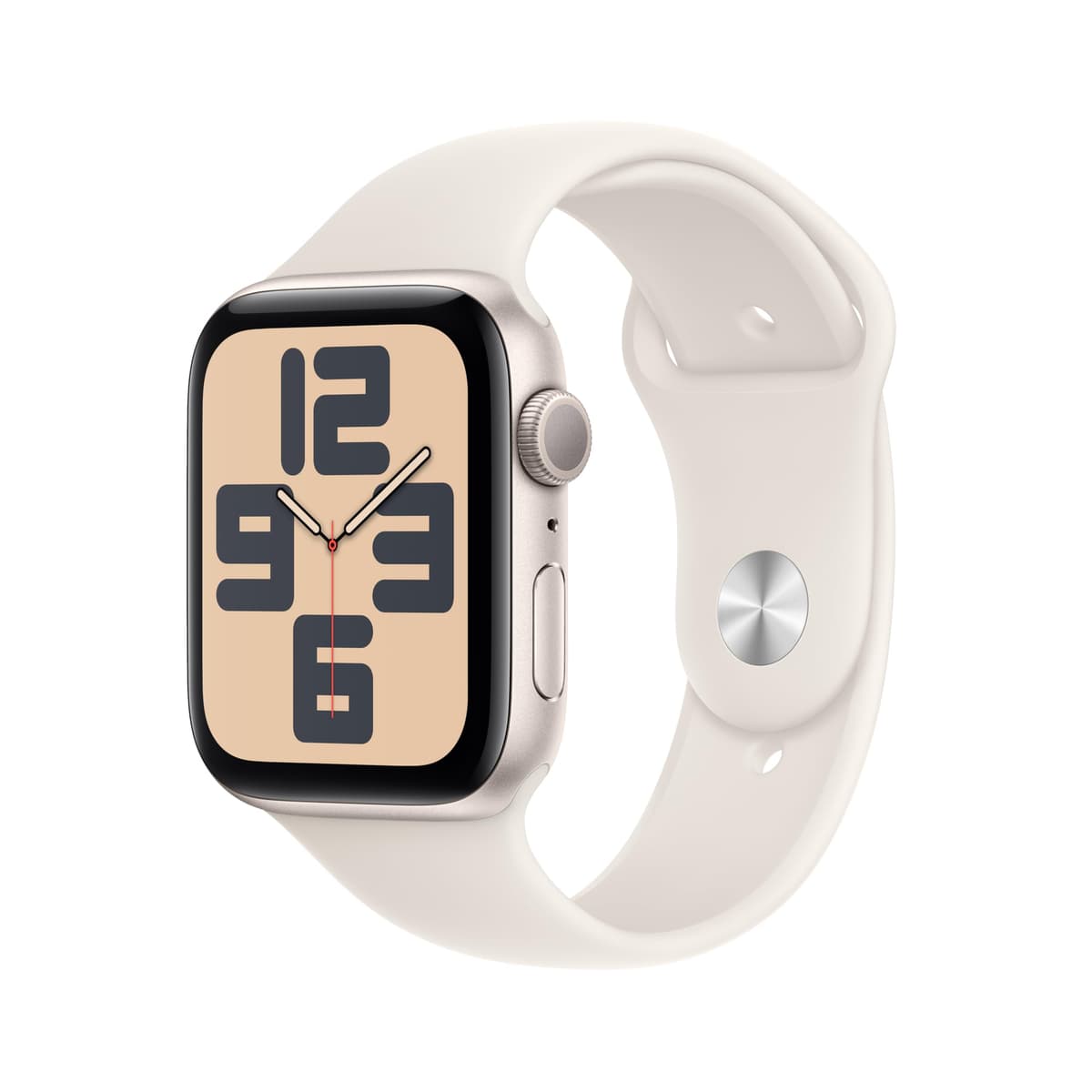 Apple Watch SE (2nd Gen) GPS 40mm Smartwatch with Starlight Aluminium Case with Starlight Sport Band - S/M. Fitness and Sleep Trackers, Crash Detection, Heart Rate Monitor, Retina Display